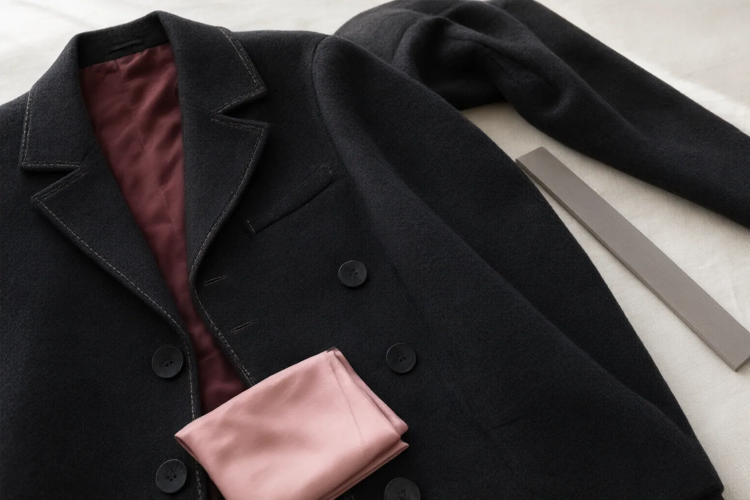 Editorial detail illustrating evidence and decision criteria for Coat Buying Checklist: How to Assess Fabric, Lining, Layering Room, Fastenings, and Care