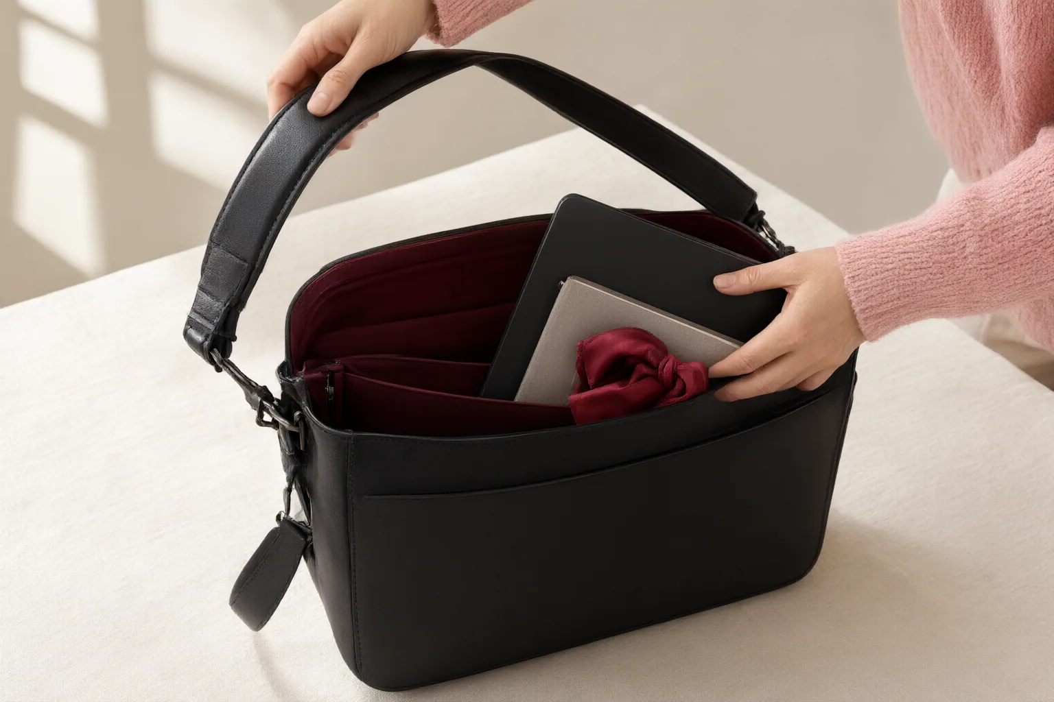 Editorial scene showing practical next steps for Commuter Bag Checklist: How to Assess Size, Weight, Organization, Strap Comfort, and Care
