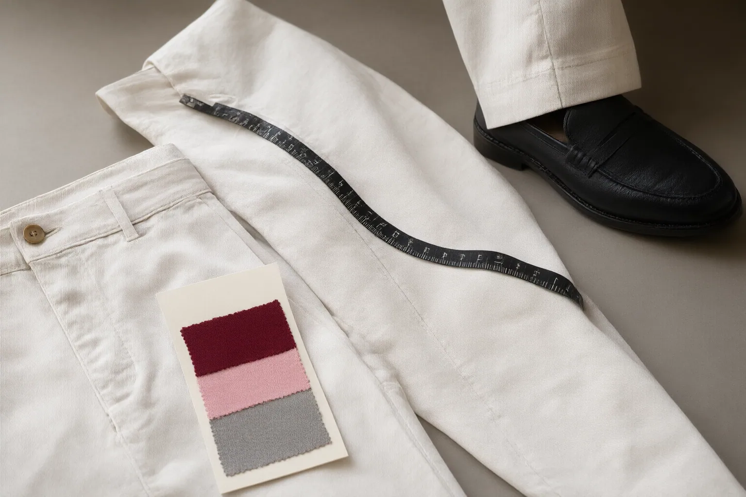 Editorial detail illustrating evidence and decision criteria for Everyday Trousers Fit Guide: How to Check Rise, Inseam, Fabric, Shoes, and Alterations