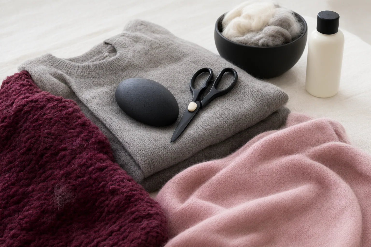 Editorial detail illustrating evidence and decision criteria for Knitwear Buying and Care Guide: How to Assess Fiber, Pilling, Shape, Washing, and Storage