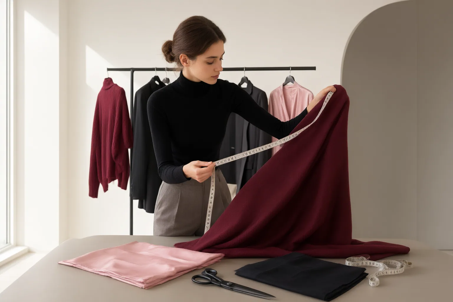 Editorial scene showing practical next steps for Online Clothing Size and Return Checklist: Measurements, Fabric, Reviews, and Deadlines