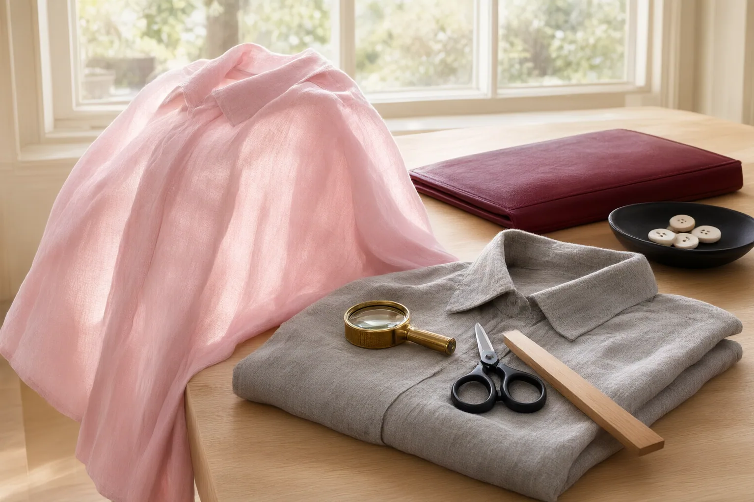 Editorial detail illustrating evidence and decision criteria for Summer Shirt Buying Guide: How to Choose Fabric, Fit, Opacity, Care, and Outfit Pairing