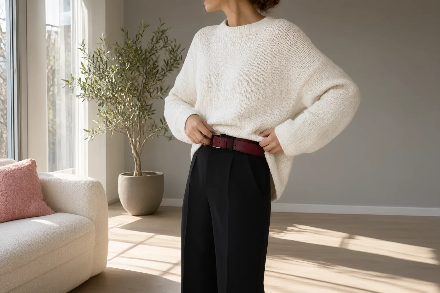 Editorial scene showing practical next steps for How to Balance an Oversized Top With Skirts or Trousers for Everyday Comfort