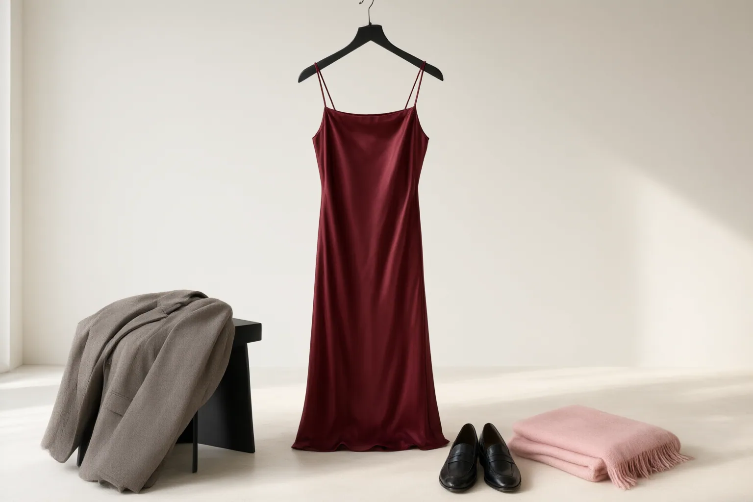 Original editorial hero image for How to Choose a Slip Dress for Daytime, Dinners, and Layered Outfits