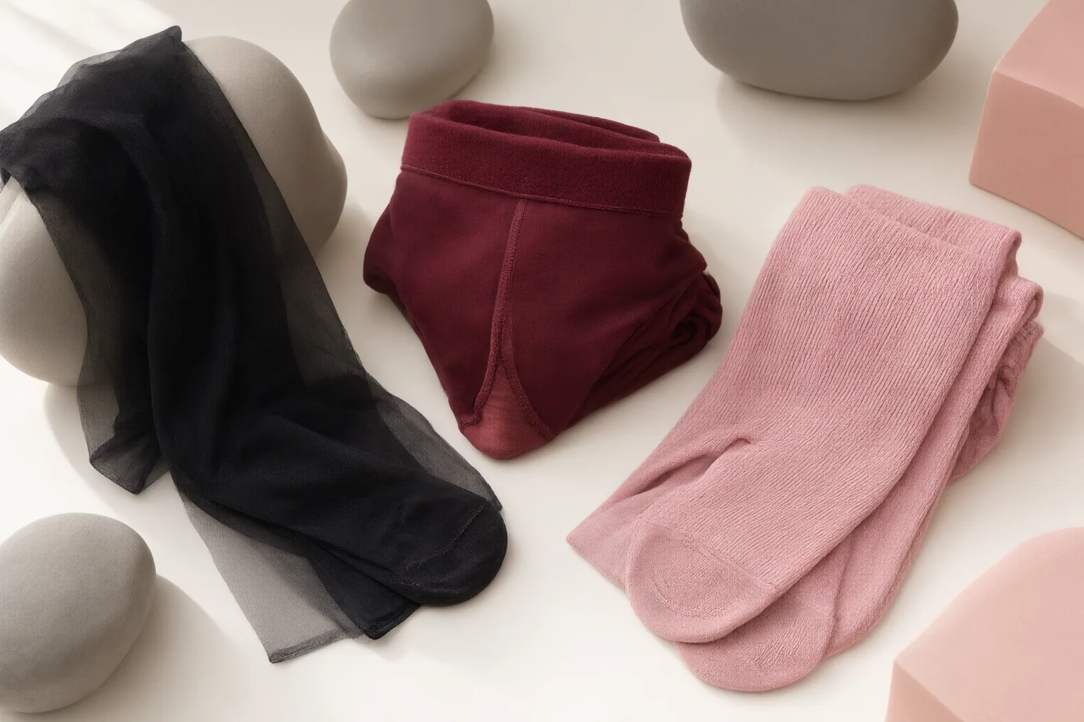 Original editorial hero image for How to Compare Tights by Denier, Waistband, Seams, Stretch, and Snag Resistance