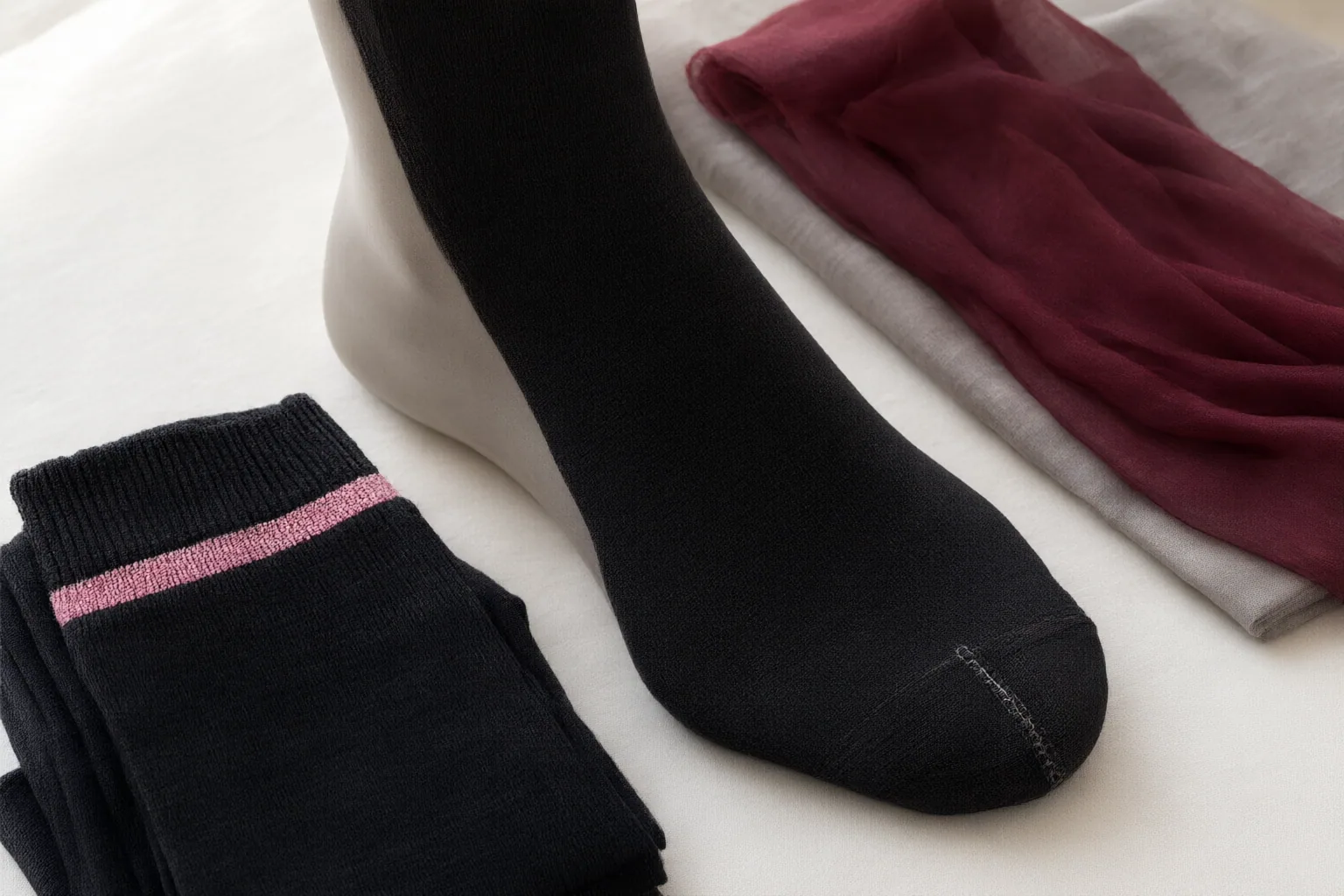 Editorial detail illustrating evidence and decision criteria for How to Compare Tights by Denier, Waistband, Seams, Stretch, and Snag Resistance