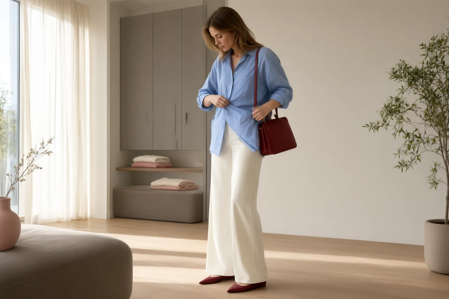 Editorial scene showing practical next steps for How to Translate Melania Trump’s Public Style Into Practical Everyday Outfits