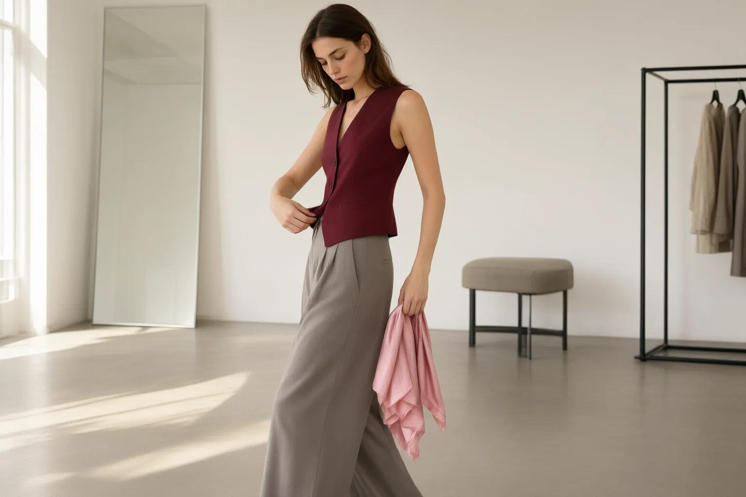 Editorial scene showing practical next steps for How to Wear a Waistcoat as a Top, a Work Layer, and a Casual Weekend Piece