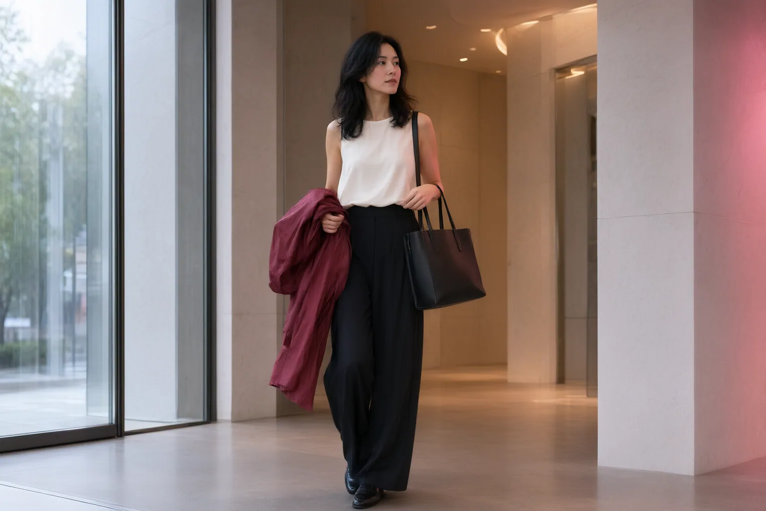 Editorial scene showing practical next steps for Humid Commute Outfit Formulas That Stay Comfortable and Look Polished Indoors