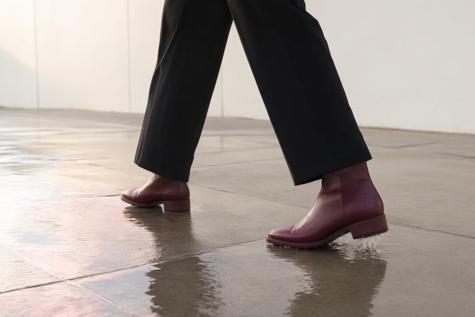 Editorial scene showing practical next steps for What to Check When Buying Ankle Boots for Commuting, Walking, and Wet Sidewalks