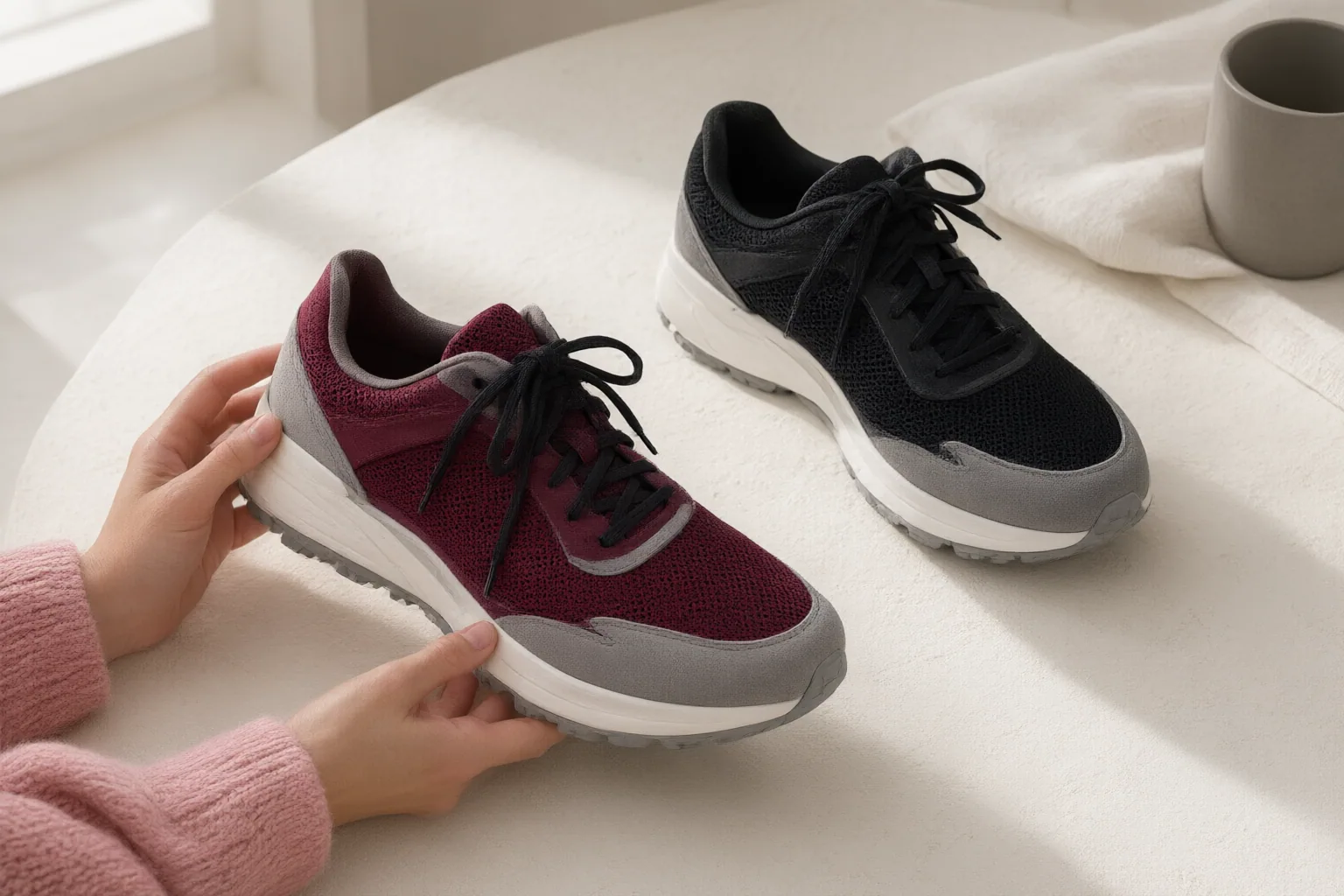 Editorial scene showing practical next steps for ASICS Shoes for All-Day Wear: How to Compare Fit, Comfort, and Everyday Versatility