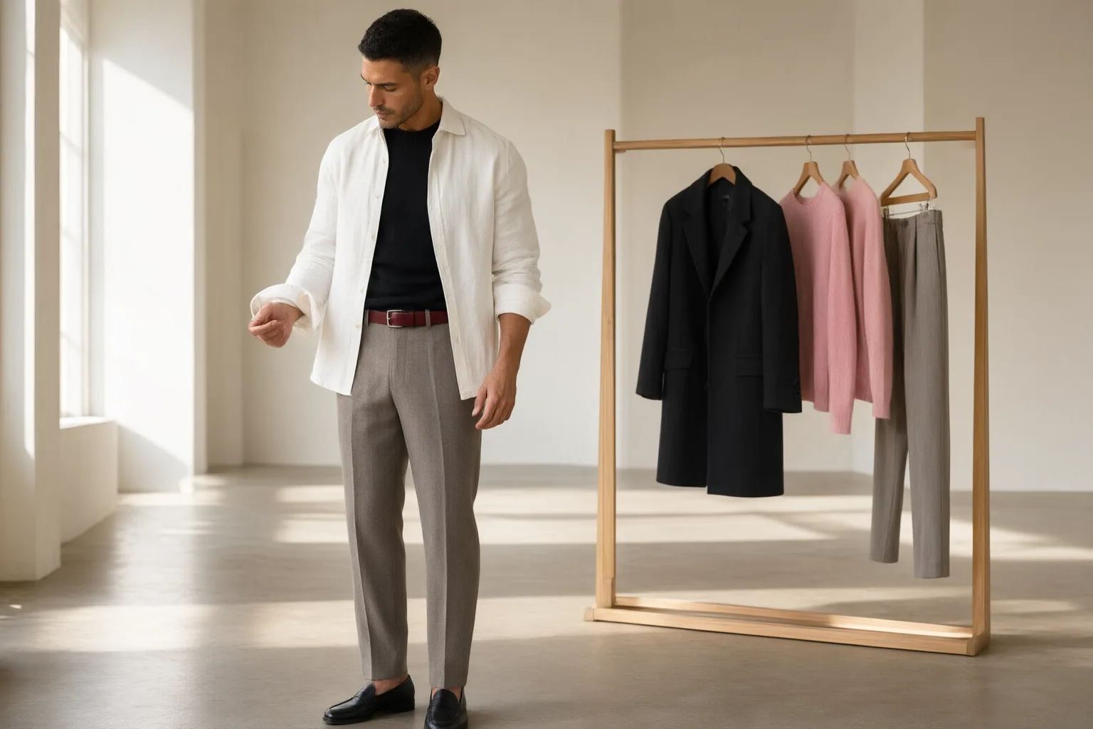 Editorial scene showing practical next steps for David Beckham Style: A Practical Framework for Everyday Outfits