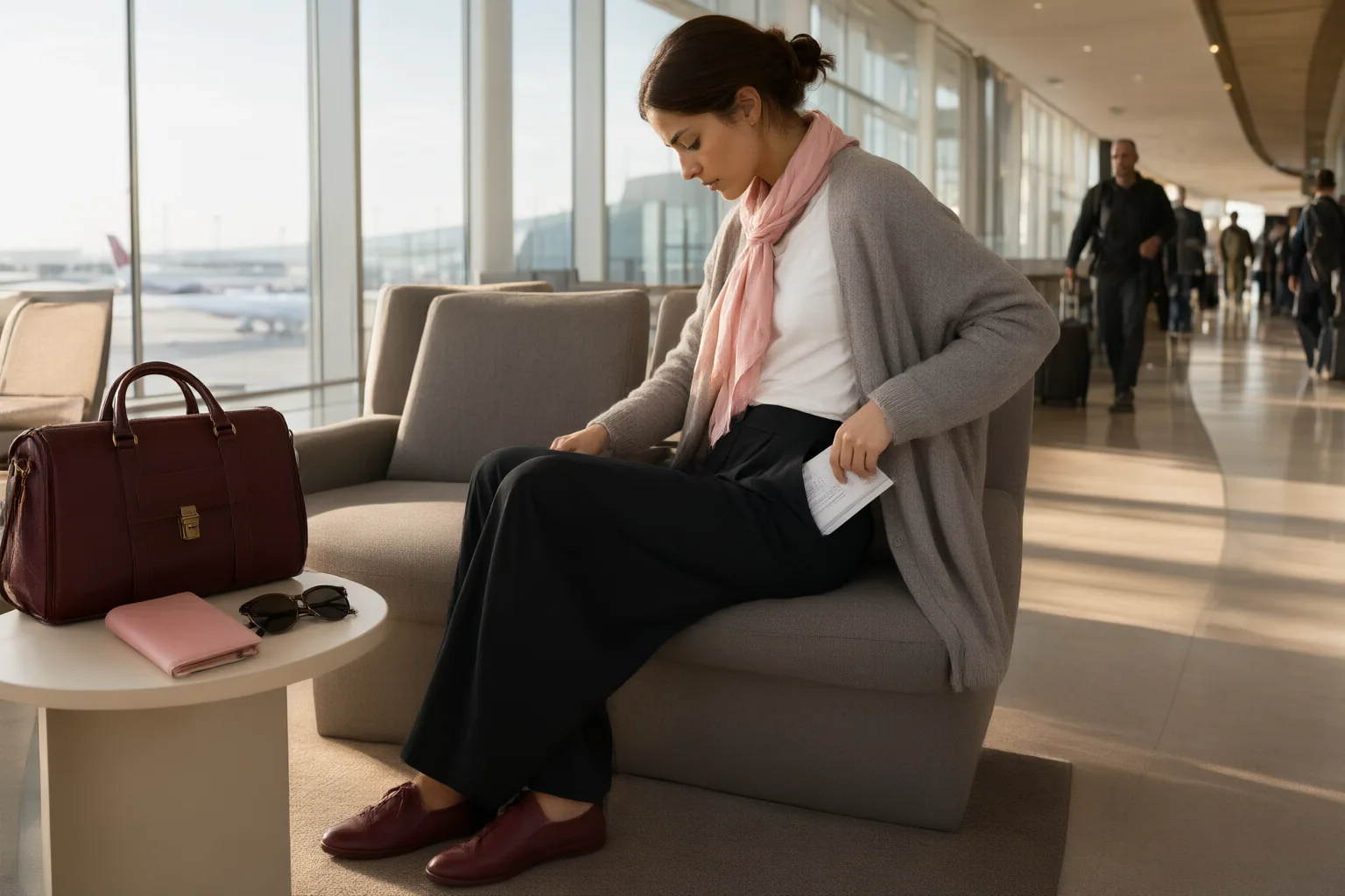 Editorial scene showing practical next steps for How to Build an Overnight Flight Outfit for Comfort, Security, and Arrival