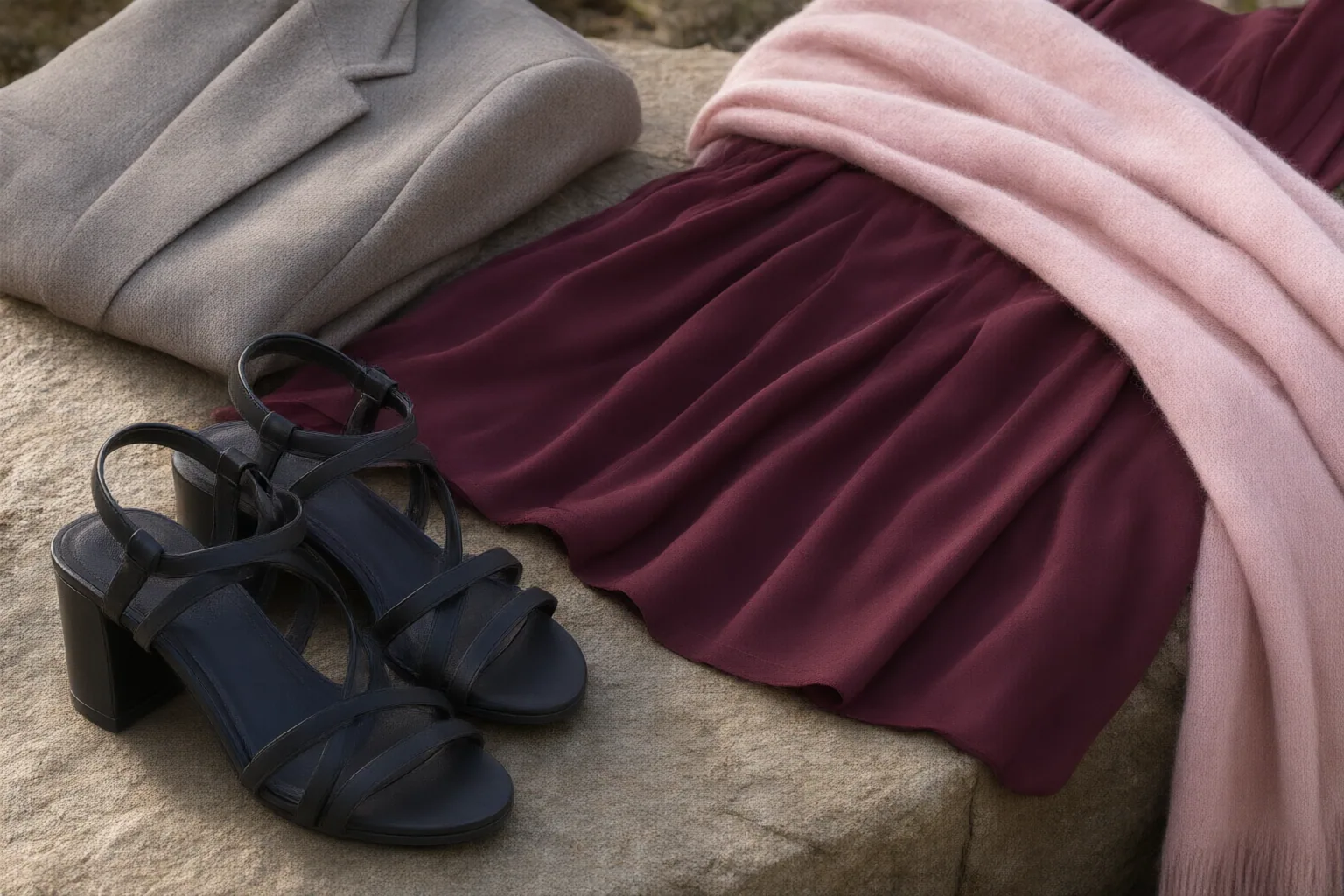 Editorial detail illustrating evidence and decision criteria for How to Plan an Outdoor Wedding Guest Outfit for Weather, Terrain, and Dress Codes