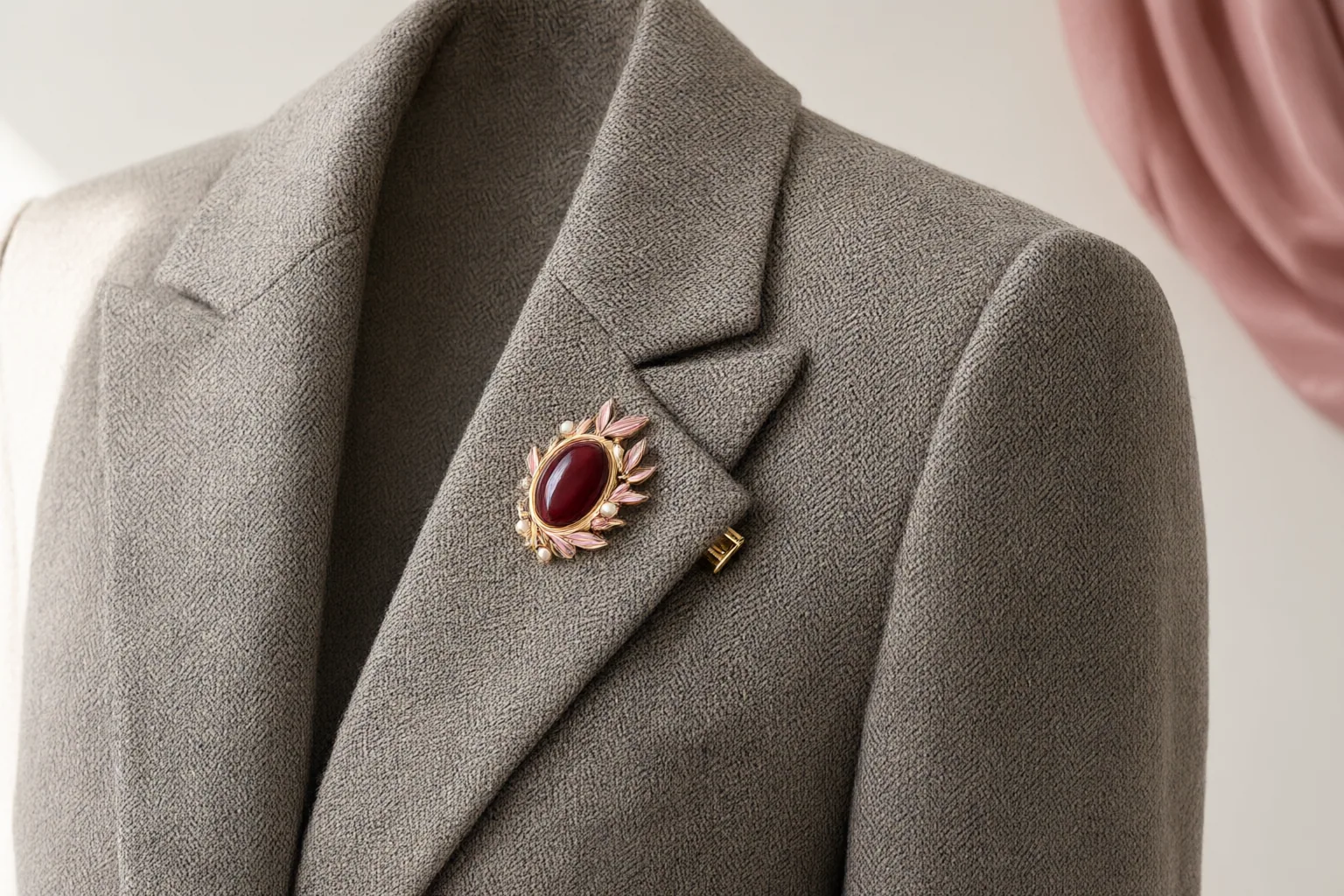 Original editorial hero image for How to Position a Brooch on Jackets, Shirts, and Knitwear Without Distorting the Fabric