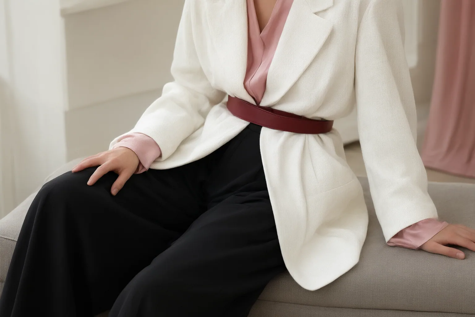 Editorial detail illustrating evidence and decision criteria for How to Style Ayo Edebiri-Inspired Relaxed Tailoring With Waist Definition and Seated Ease