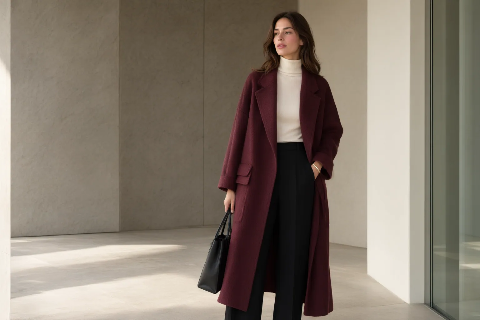 Original editorial hero image for How to Style Oversized Outerwear for Commutes and Casual Evenings