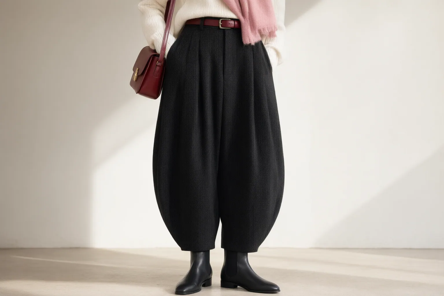 Editorial detail illustrating evidence and decision criteria for How to Wear Balloon Trousers for Autumn and Winter Without Overwhelming Your Outfit